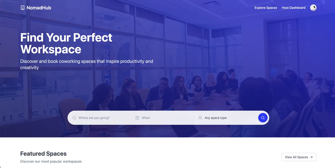 NomadHub — screenshot